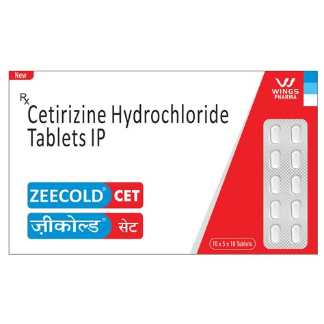Zeecold Cet 10 MG Tablet (10): Uses, Side Effects, Price & Dosage ...