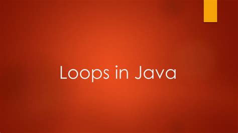 Image result for Java Programming Loops