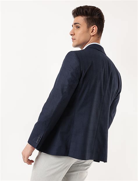 Buy Checked Lapel Collar Blazer at Marks & Spencer
