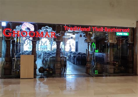 Ghoomar traditional thali - best Rajasthani food in CP Delhi