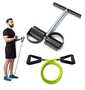 Buy Double Spring Tummy Trimmer with Double Toning Resistance Tube- for ...