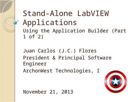 LabVIEW Application Builder 的图像结果