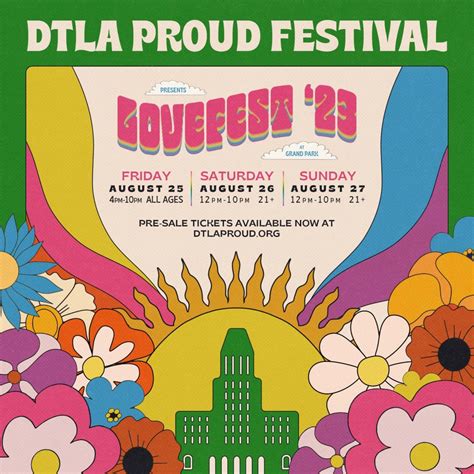 Buy Tickets to DTLA PROUD FESTIVAL 2023 in Los Angeles on Aug 25, 2023 ...