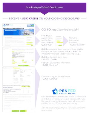 Fillable Online Join Pentagon Federal Credit Union Fax Email Print ...