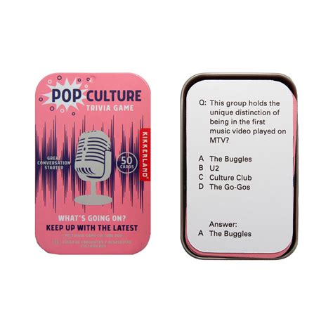 Pop Culture Trivia Game - Ultimate Entertainment Quiz – The Wynwood ...