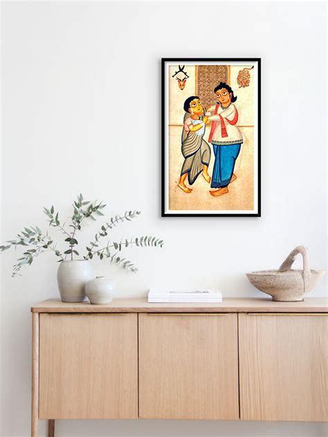 Buy Romancing Kalighat Art Style by Bapi Chitrakar online at MeMeraki