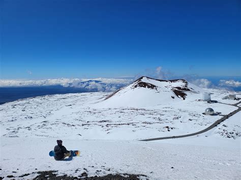 Snowfall On Mauna Kea