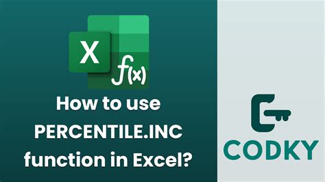 Image result for Percentile Function Excel