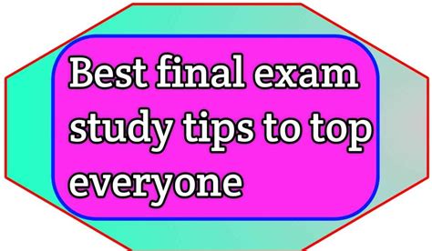 Image result for Final Exam Tips
