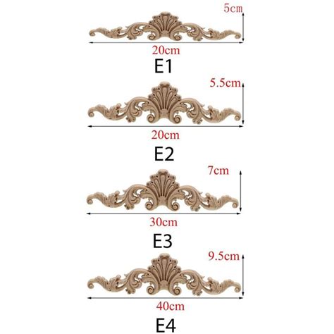 Corner Wood Applique Only Wood Carved Unpainted Figurines for doors ...