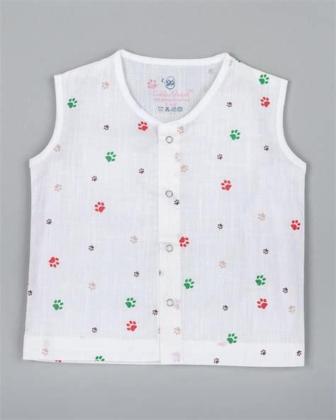 Kiddie Bunch Paws Jhabla-Full Print-Cotton-For Infants-Extra 5% Off ...