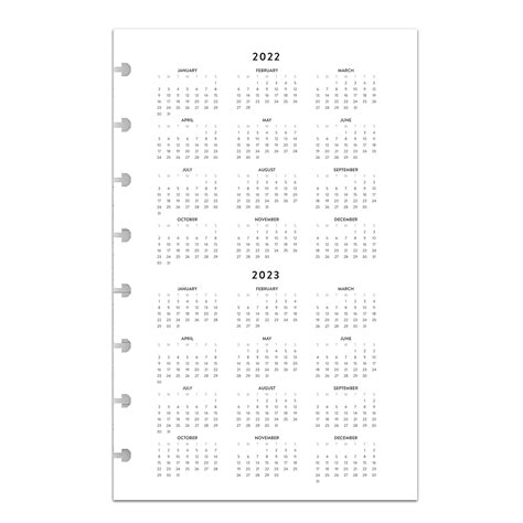 BetterNote July 2023 – June 2024 Academic Monthly Calendar Refill for ...
