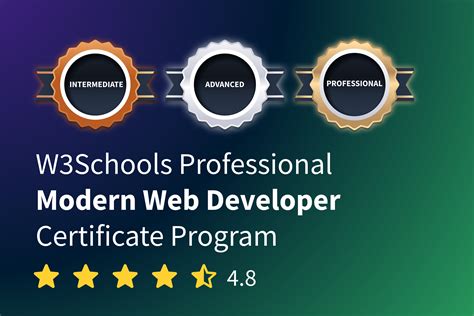 Web Design Course + Certificate | W3Schools — W3Schools.com