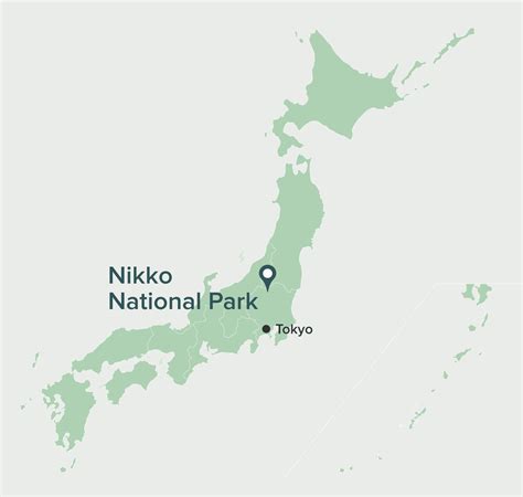 Map Of Japan Nikko