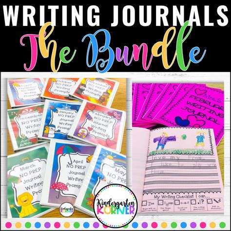 Kindergarten Writing Journals | Kindergarten Journal Writing ...