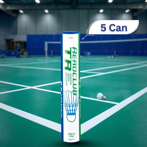 Yonex Aeroclub TR Badminton Feather Shuttlecock – 12 Pieces (Pack of 5 ...