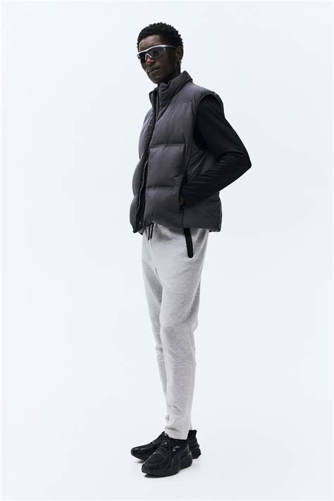 Slim Fit Sports joggers with DryMove™ - Light grey marl - Men | H&M IN