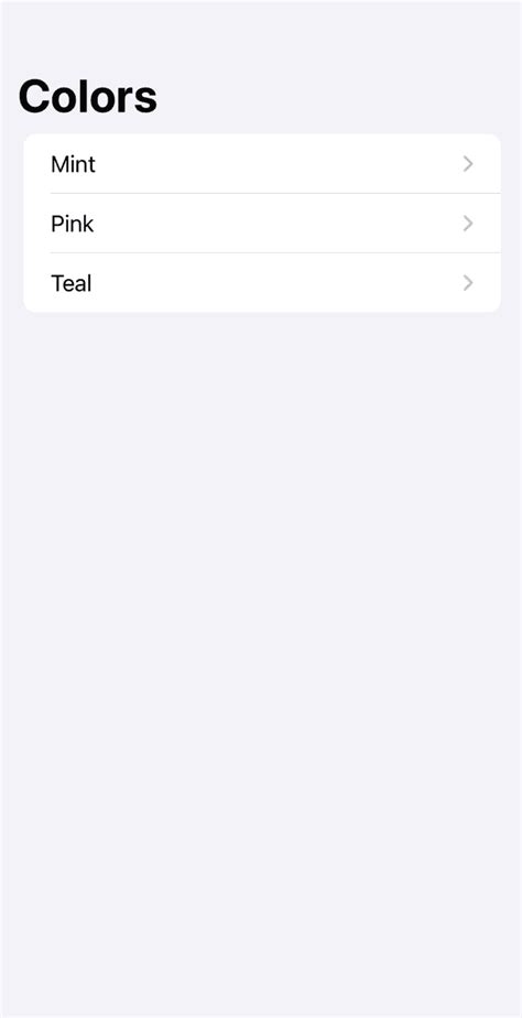 Swift UI Navigation Link Destination 的图像结果