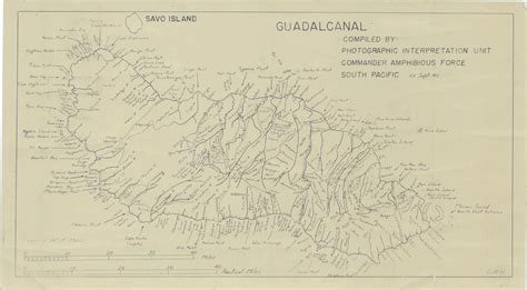 Battle Of Guadalcanal Map