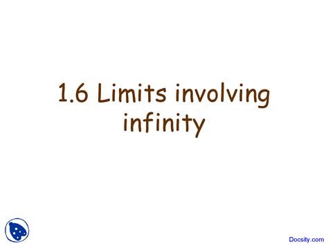 Calculus Infinity Limits 的图像结果