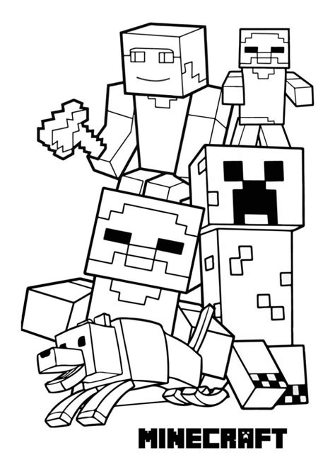 Image result for Minecraft Blocks Coloring Pages