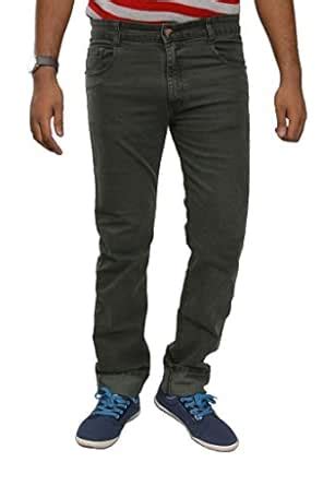 Buy Studio Nexx Men's Denim Relaxed Jeans-Military Green, (34) at Amazon.in