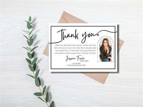 Real Estate Thank You Card | Real Estate Marketing | Realtor Thank You ...