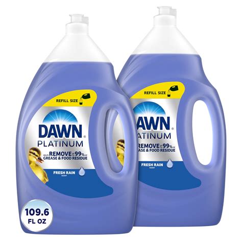 Dawn Platinum Dish Soap Liquid, Dishwashing Liquid, Grease Removal ...