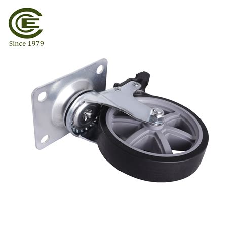 Unrivaled Quality: 4 Inch TPR Zinc-Plated Industrial/Furniture Casters ...