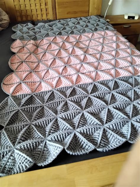 Image result for Crochet Triangle Blanket Pattern