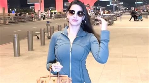 Nora Fatehi shells out major style goals with comfy yet chic airport look