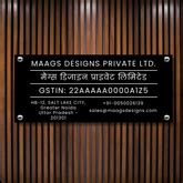 GST Name Plates for Office | Company Name Boards with GST – Maags Designs
