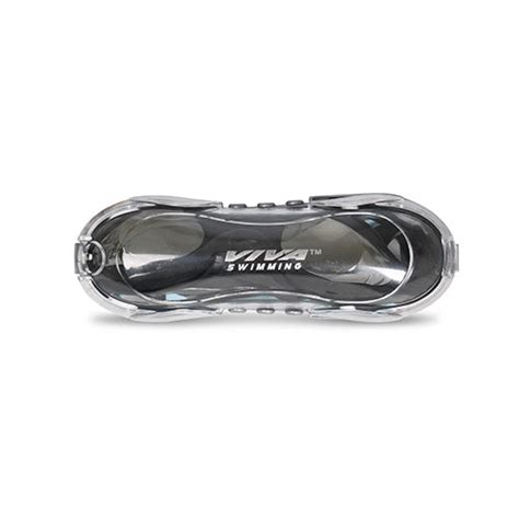 Viva Swimming Focus One piece Mirror Goggle with Double Silicone Strap ...