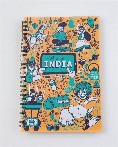 When In India Spiral Notebook
