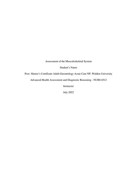 Image result for Musculoskeletal Soap Note Example