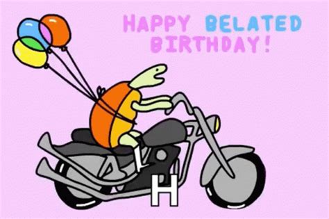 Belated Happy Belated Birthday GIF - Belated Happy Belated Birthday ...