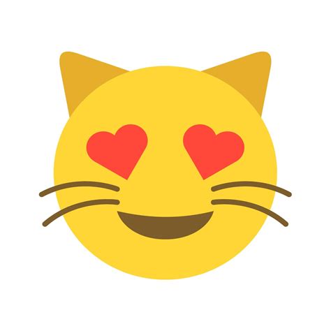Cat Heart Eyes Emoji
