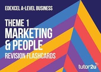Edexcel A-Level Business Theme 1 Revision Flashcards : Amazon.in: Books