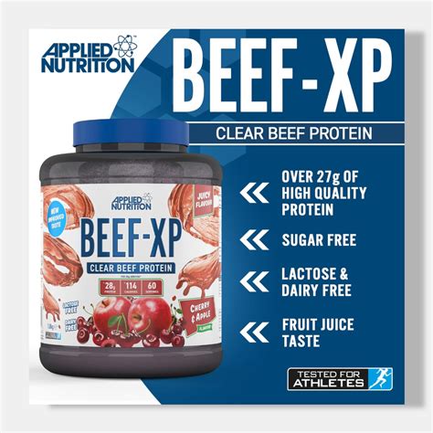 Applied Nutrition Beef XP - Clear Hydrolysed Beef Protein Isolate | 1 ...