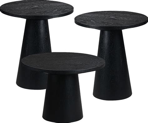 Kendall Black Black,Colors 3 Pc Table Set | Rooms to Go