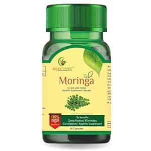 Sayurvedic Moringa Capsules 60 Veg Caps – 500 mg Moringa Oleifera | 100 ...