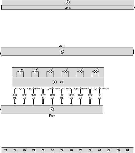 图1-2-7 自动变速器控制单元、Tiptronic开关、换挡杆位置显示屏-国产汽车电路-图片