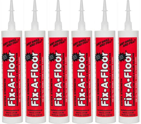 6 x Fix-A-Floor Extra Strength Bonding Adhesive for Loose and Hollow ...