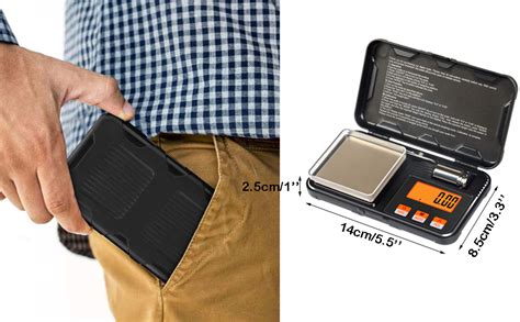 ThreeH Digital Pocket Scale With Lcd Display, Tare And Pcs Calibration ...