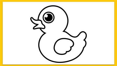 Image result for Simple Duck Drawing