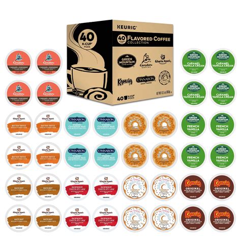Keurig Flavored Coffee Collection Single-Serve K-Cup Pods Variety Pack ...