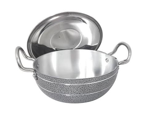 Buy Aluminium Kadhai with lid (2500 ml, Dishwasher Safe) Online at Low ...