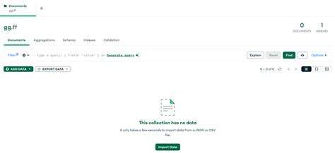 Image result for MongoDB Compass UI