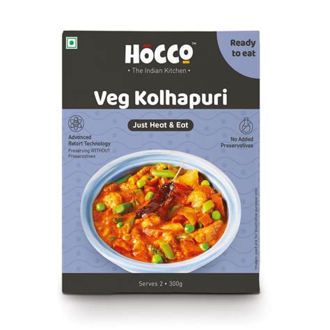 HOCCO Veg Kolhapuri Ready to Eat | Ready to Eat | Just Heat and Eat ...