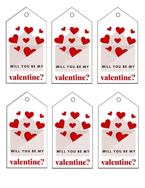 Free Printable Valentine Tags